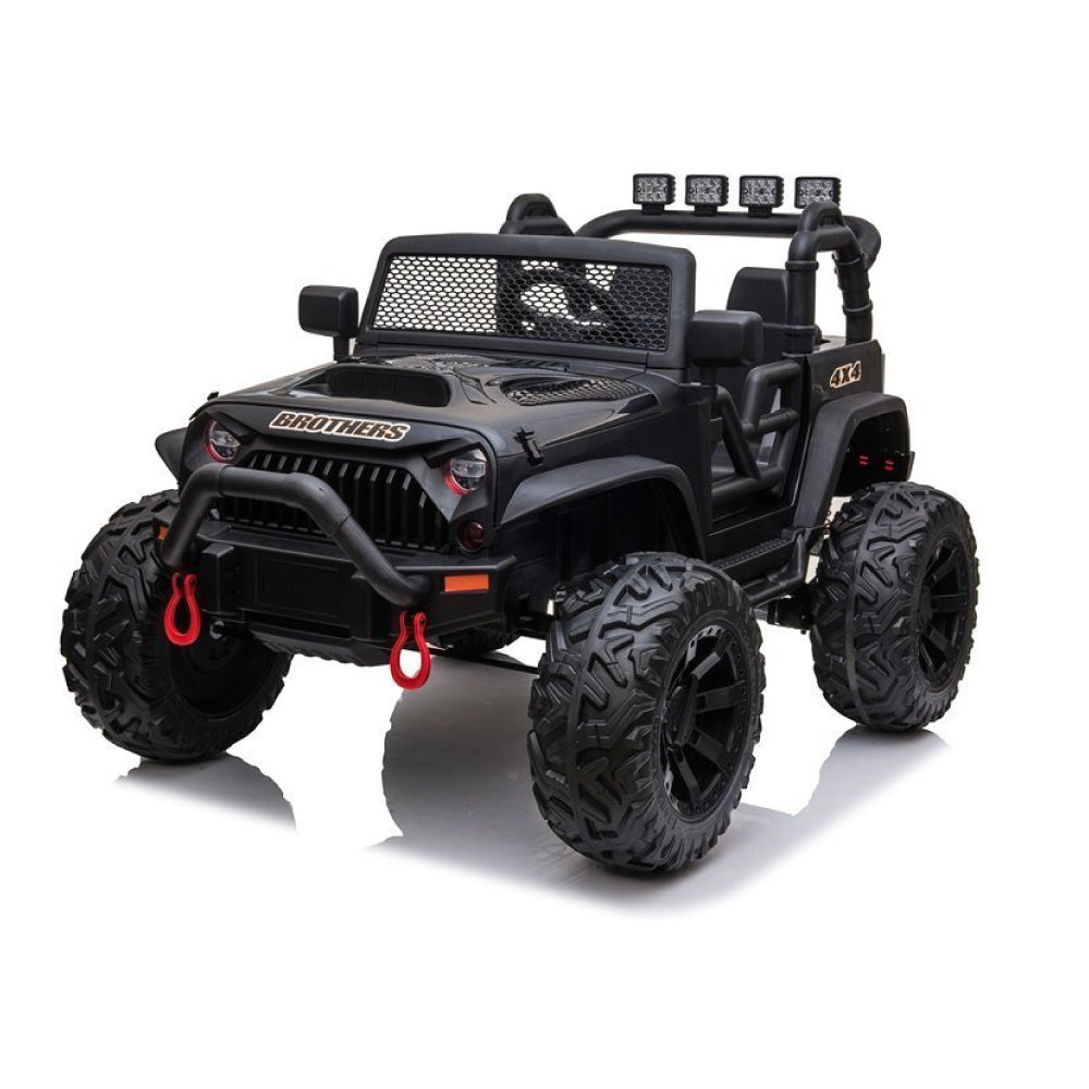 Jeep Unika Macchina Elettrica per Bambini 24v Full Optional Motori 200W Ruote in Gomma