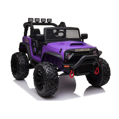 Jeep Unika Macchina Elettrica per Bambini 24v Full Optional Motori 200W Ruote in Gomma