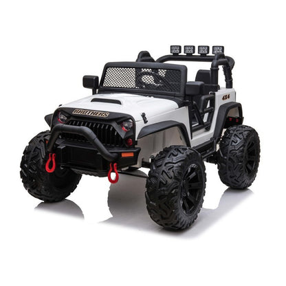 Jeep Unika Macchina Elettrica per Bambini 24v Full Optional Motori 200W Ruote in Gomma