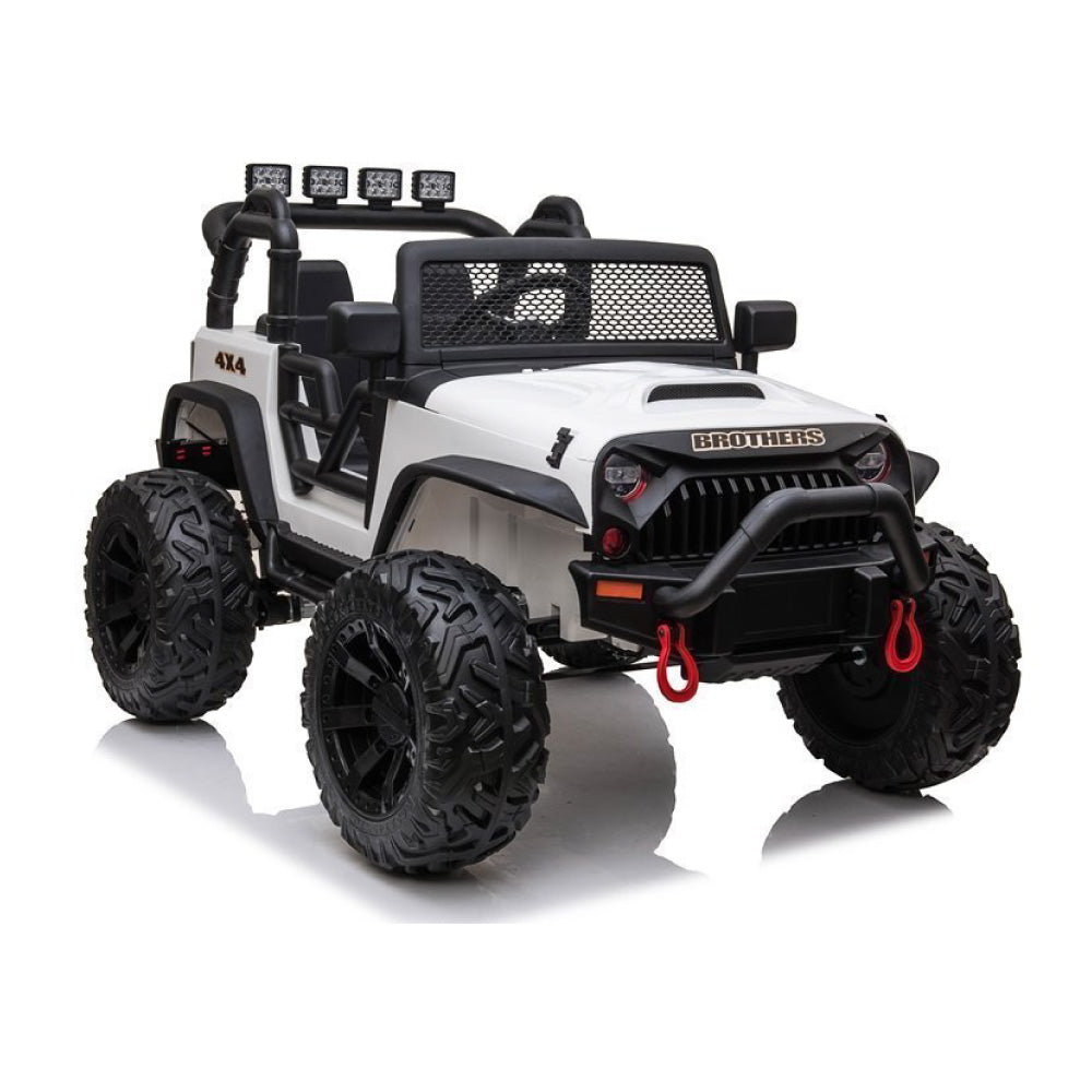 Jeep Unika Macchina Elettrica per Bambini 24v Full Optional Motori 200W Ruote in Gomma