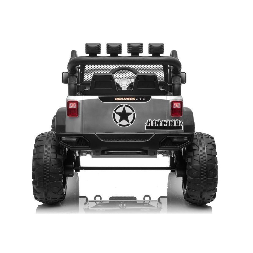 Jeep Unika Macchina Elettrica per Bambini 24v Full Optional Motori 200W Ruote in Gomma