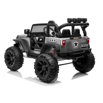 Jeep Unika Macchina Elettrica per Bambini 24v Full Optional Motori 200W Ruote in Gomma