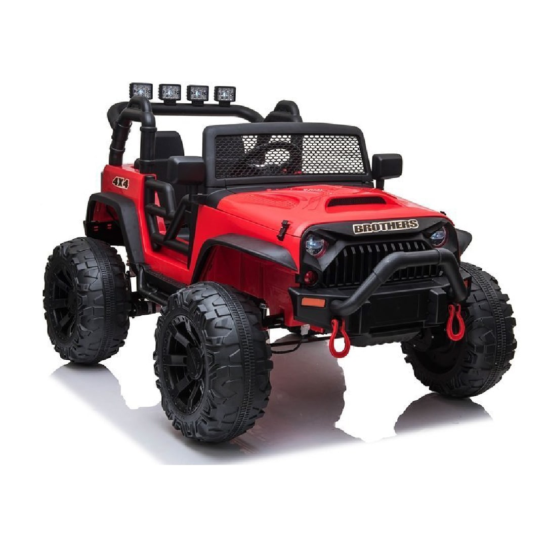 Jeep Unika Macchina Elettrica per Bambini 24v Full Optional Motori 200W Ruote in Gomma