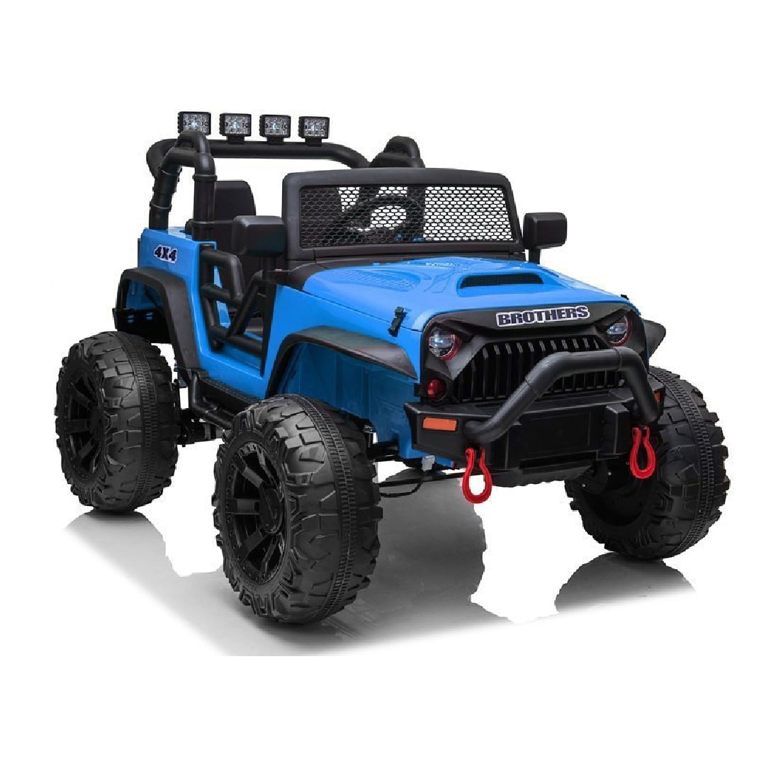 Jeep Unika Macchina Elettrica per Bambini 24v Full Optional Motori 200W Ruote in Gomma