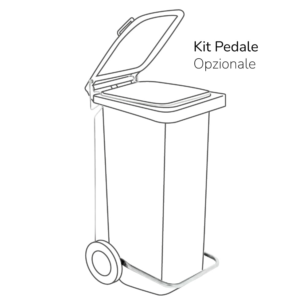 Bin for Separate Waste Collection 120L