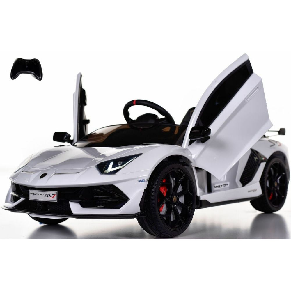 Lamborghini Aventador 12V – Sedile in Pelle, Luci LED e Connessione MP3
