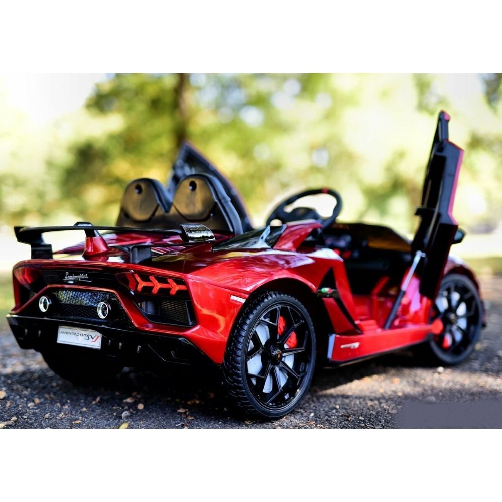 Lamborghini Aventador 12V – Sedile in Pelle, Luci LED e Connessione MP3
