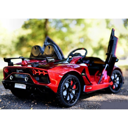 Lamborghini Aventador 12V – Sedile in Pelle, Luci LED e Connessione MP3