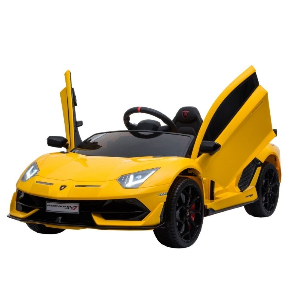 Lamborghini Aventador 12V – Sedile in Pelle, Luci LED e Connessione MP3