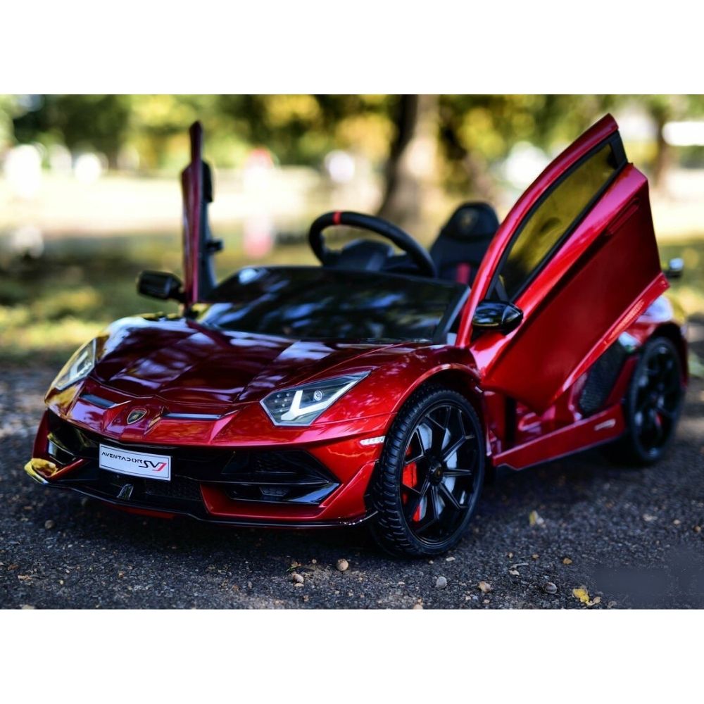 Lamborghini Aventador 12V – Sedile in Pelle, Luci LED e Connessione MP3