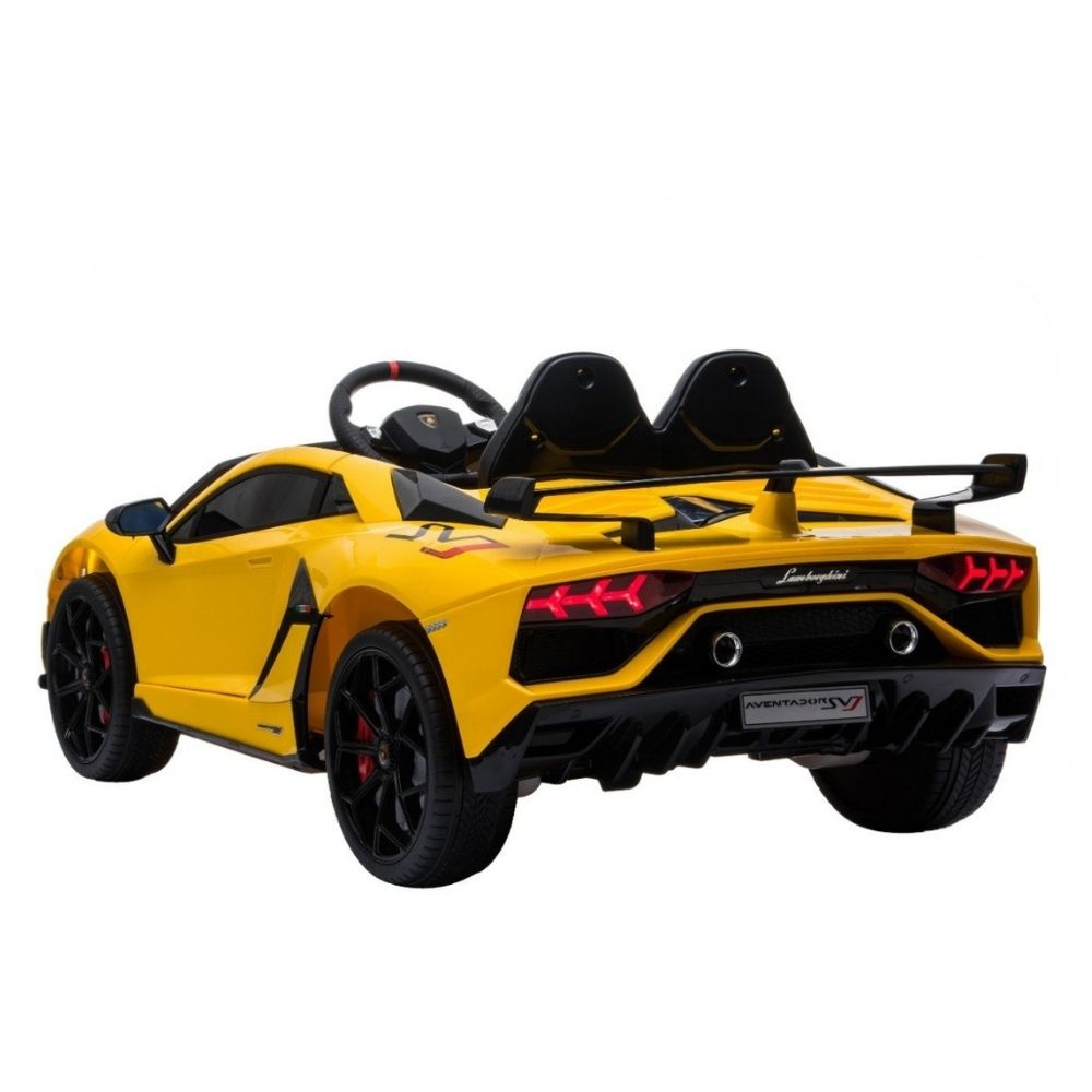 Lamborghini Aventador 12V – Sedile in Pelle, Luci LED e Connessione MP3