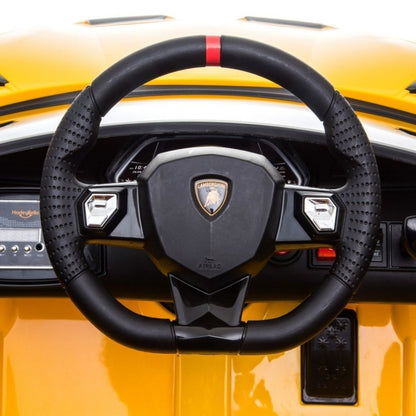 Lamborghini Aventador 12V – Sedile in Pelle, Luci LED e Connessione MP3
