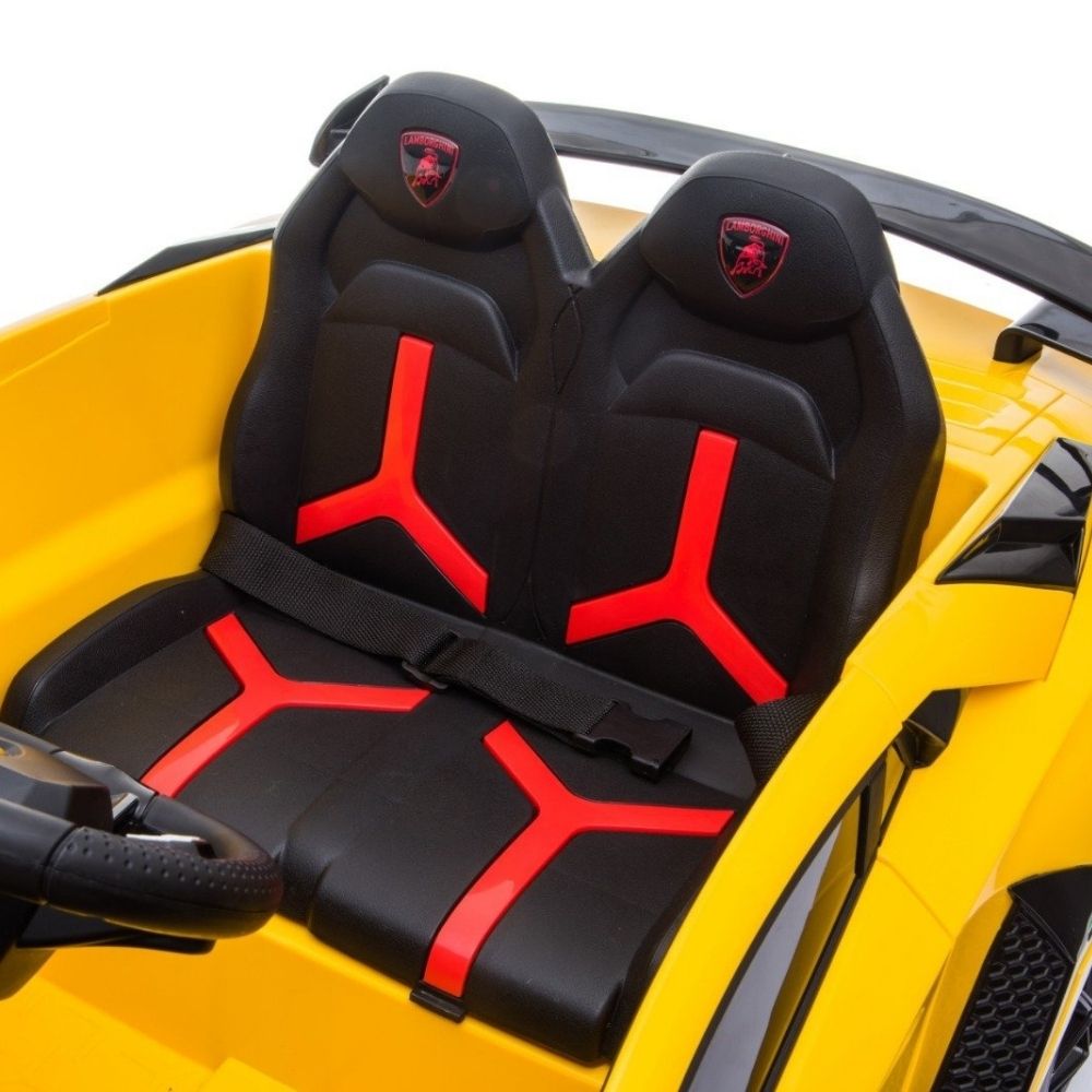 Lamborghini Aventador 12V – Sedile in Pelle, Luci LED e Connessione MP3