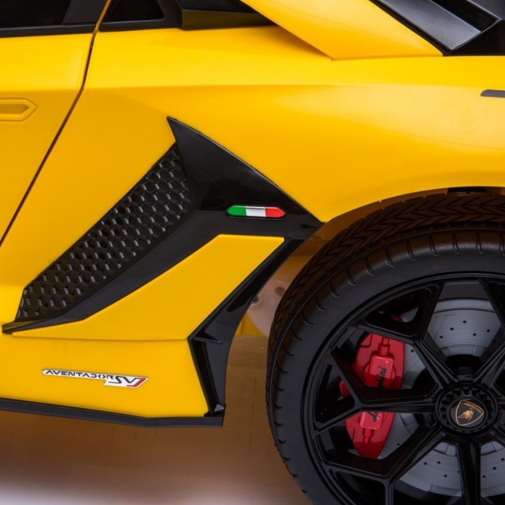 Lamborghini Aventador 12V – Sedile in Pelle, Luci LED e Connessione MP3