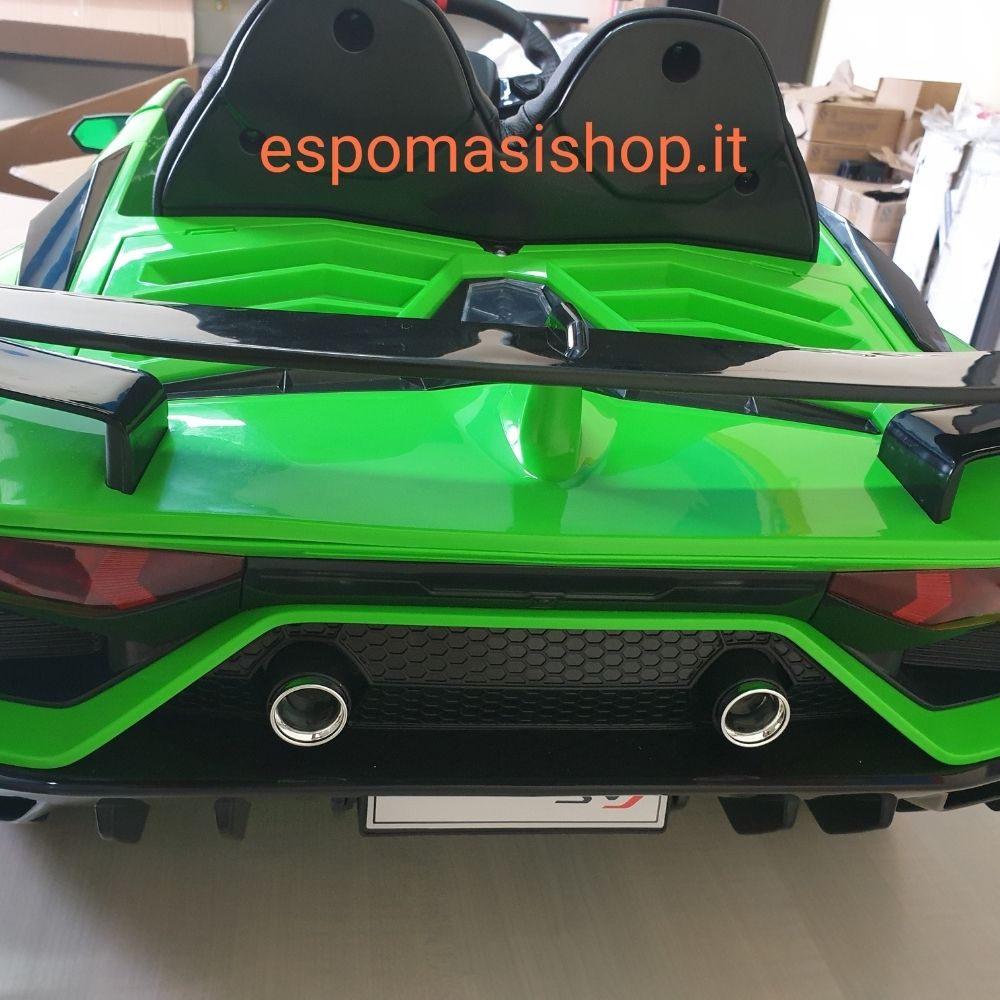 Lamborghini Aventador 12V – Sedile in Pelle, Luci LED e Connessione MP3