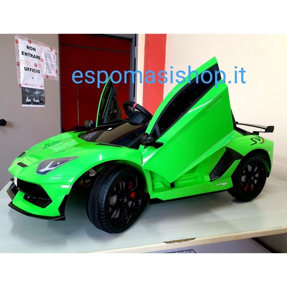 Lamborghini Aventador 12V – Sedile in Pelle, Luci LED e Connessione MP3