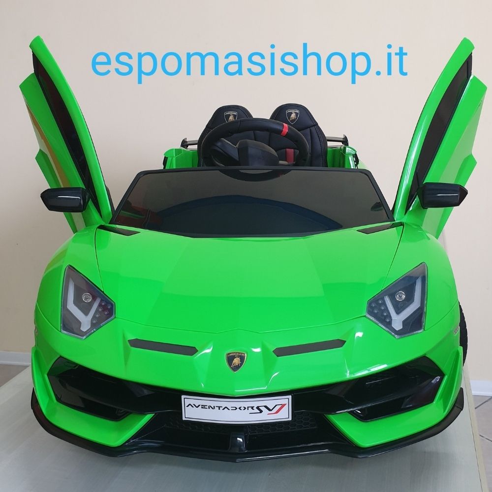 Lamborghini Aventador 12V – Sedile in Pelle, Luci LED e Connessione MP3