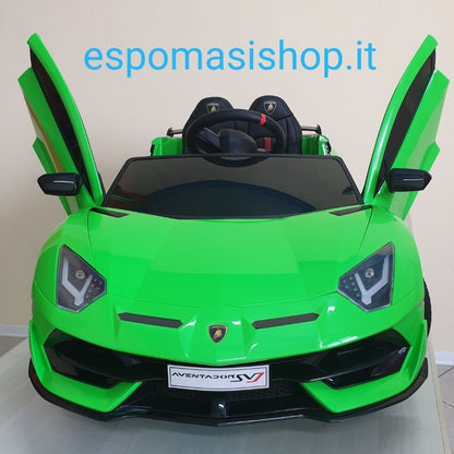 Lamborghini Aventador 12V – Sedile in Pelle, Luci LED e Connessione MP3