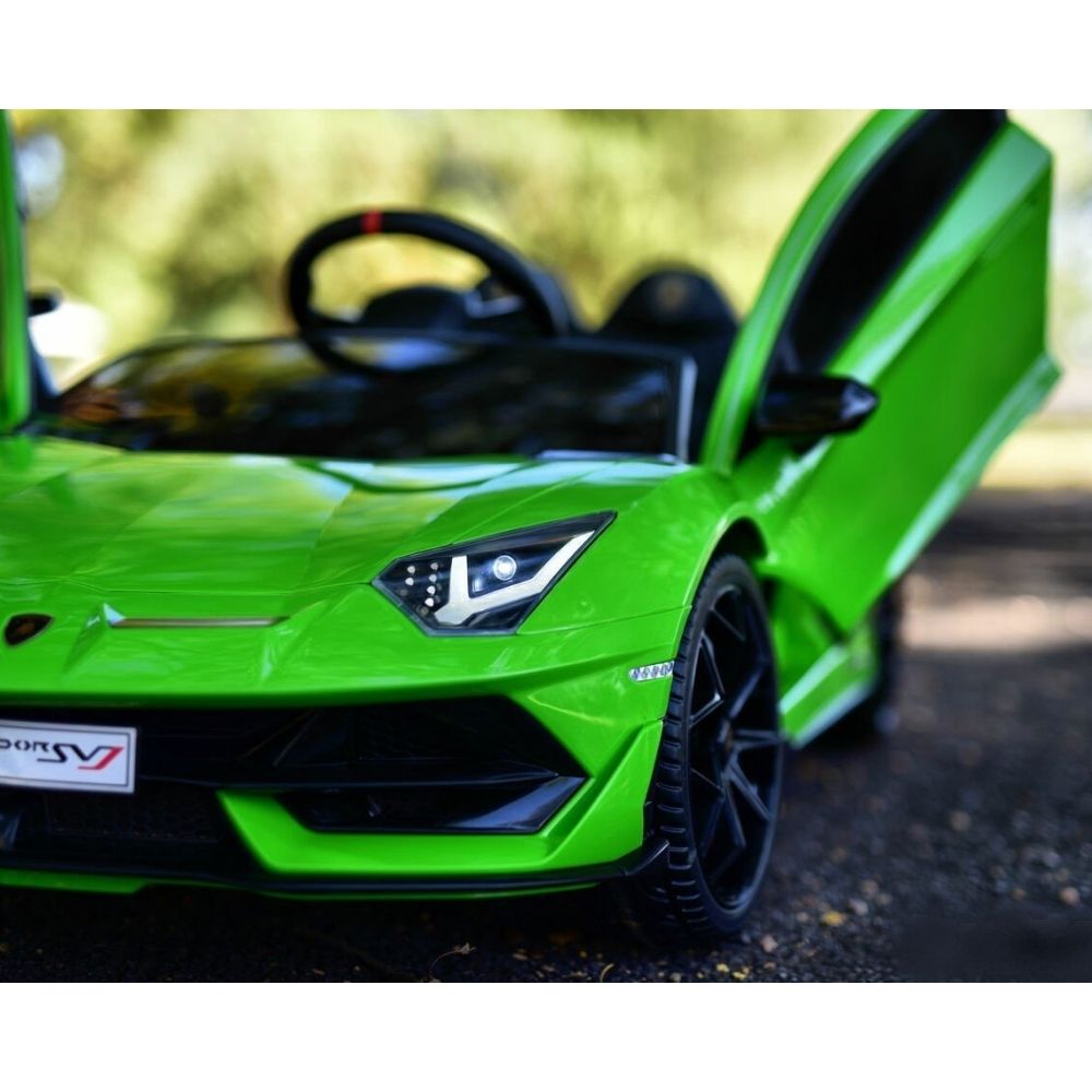 Lamborghini Aventador 12V – Sedile in Pelle, Luci LED e Connessione MP3