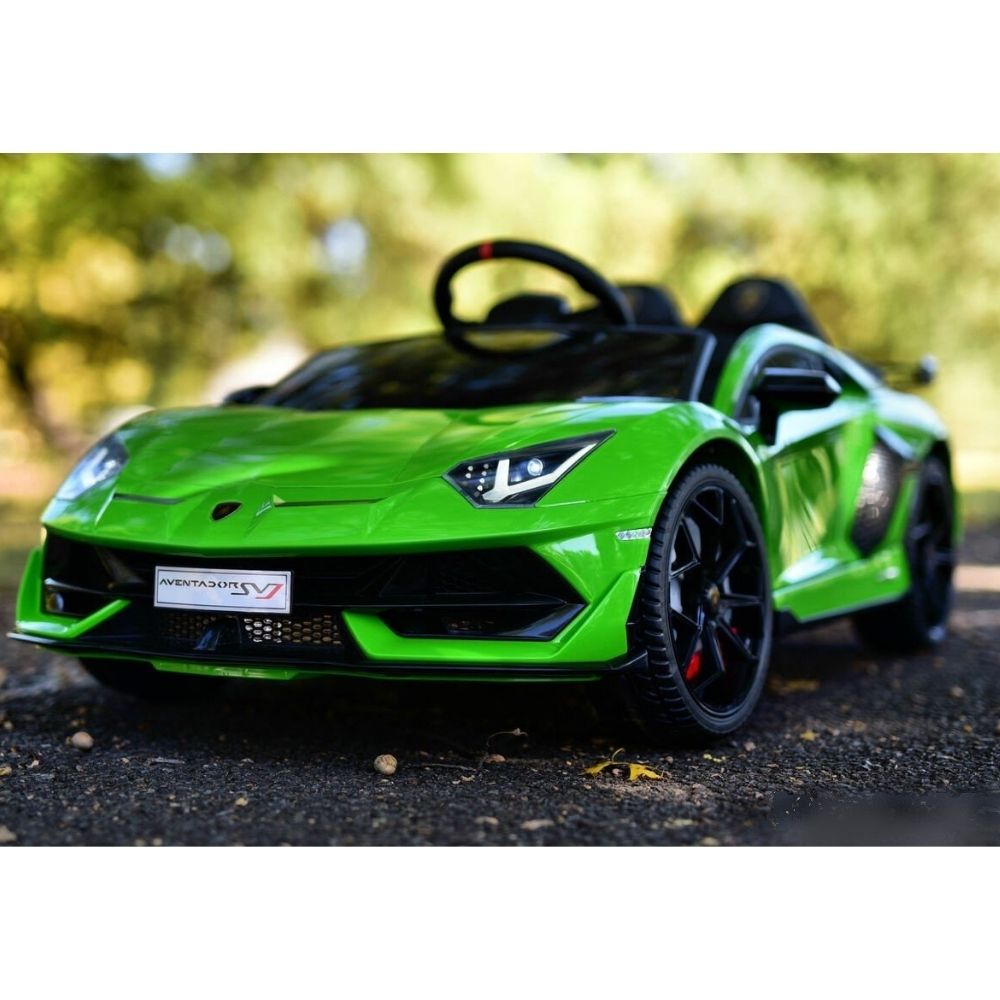 Lamborghini Aventador 12V – Sedile in Pelle, Luci LED e Connessione MP3