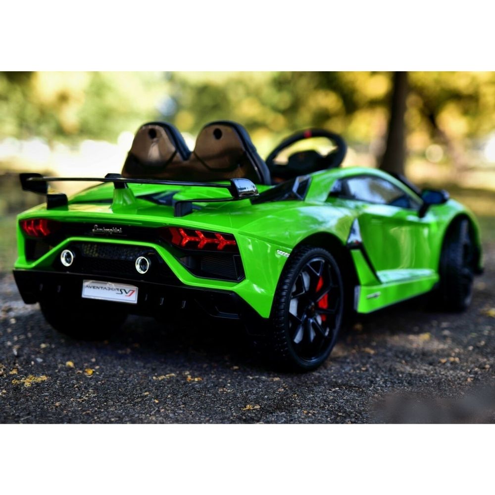 Lamborghini Aventador 12V – Sedile in Pelle, Luci LED e Connessione MP3