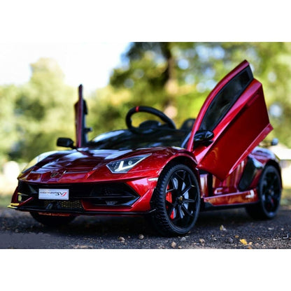 Lamborghini Aventador 12V – Sedile in Pelle, Luci LED e Connessione MP3
