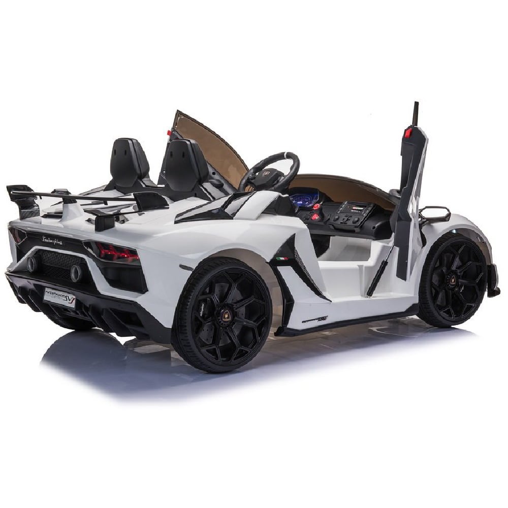 Macchina elettrica per bambini Lamborghini Aventador Full Optional con batteria da 24v e due motori da 45W 