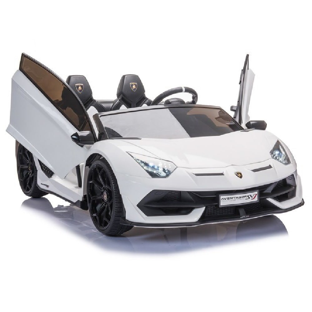 Macchina elettrica per bambini Lamborghini Aventador Full Optional con batteria da 24v e due motori da 45W 