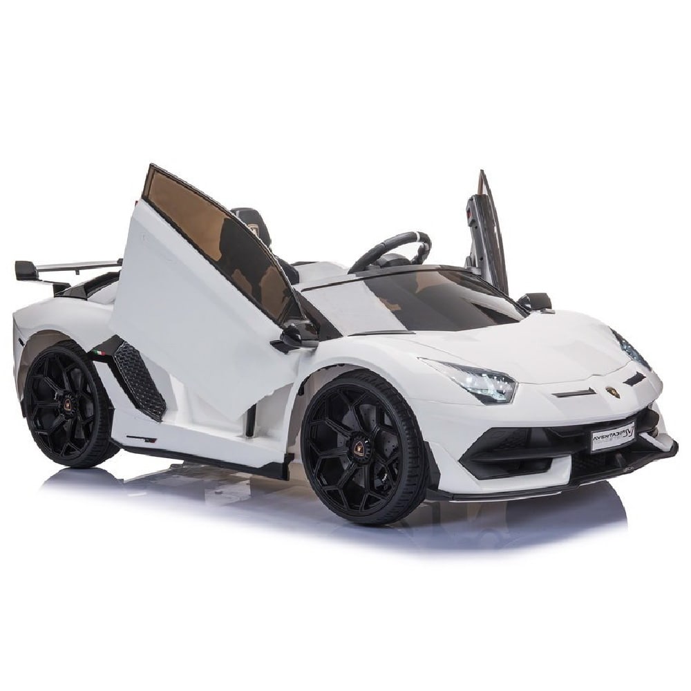 Macchina elettrica per bambini Lamborghini Aventador Full Optional con batteria da 24v e due motori da 45W 