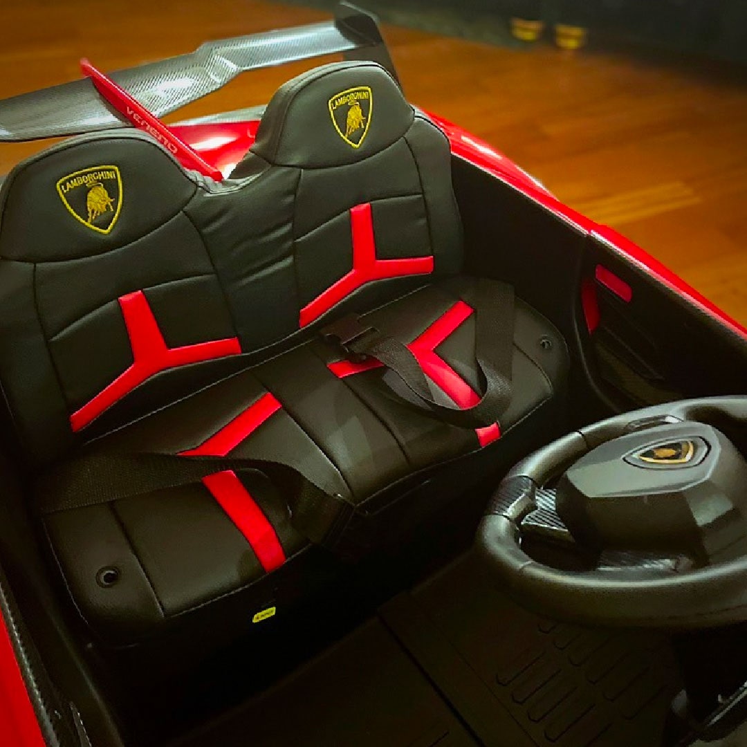 Lamborghini Veneno Macchina Elettrica per Bambini 24v Extralarge Full Optional con TV Touch 2 Posti