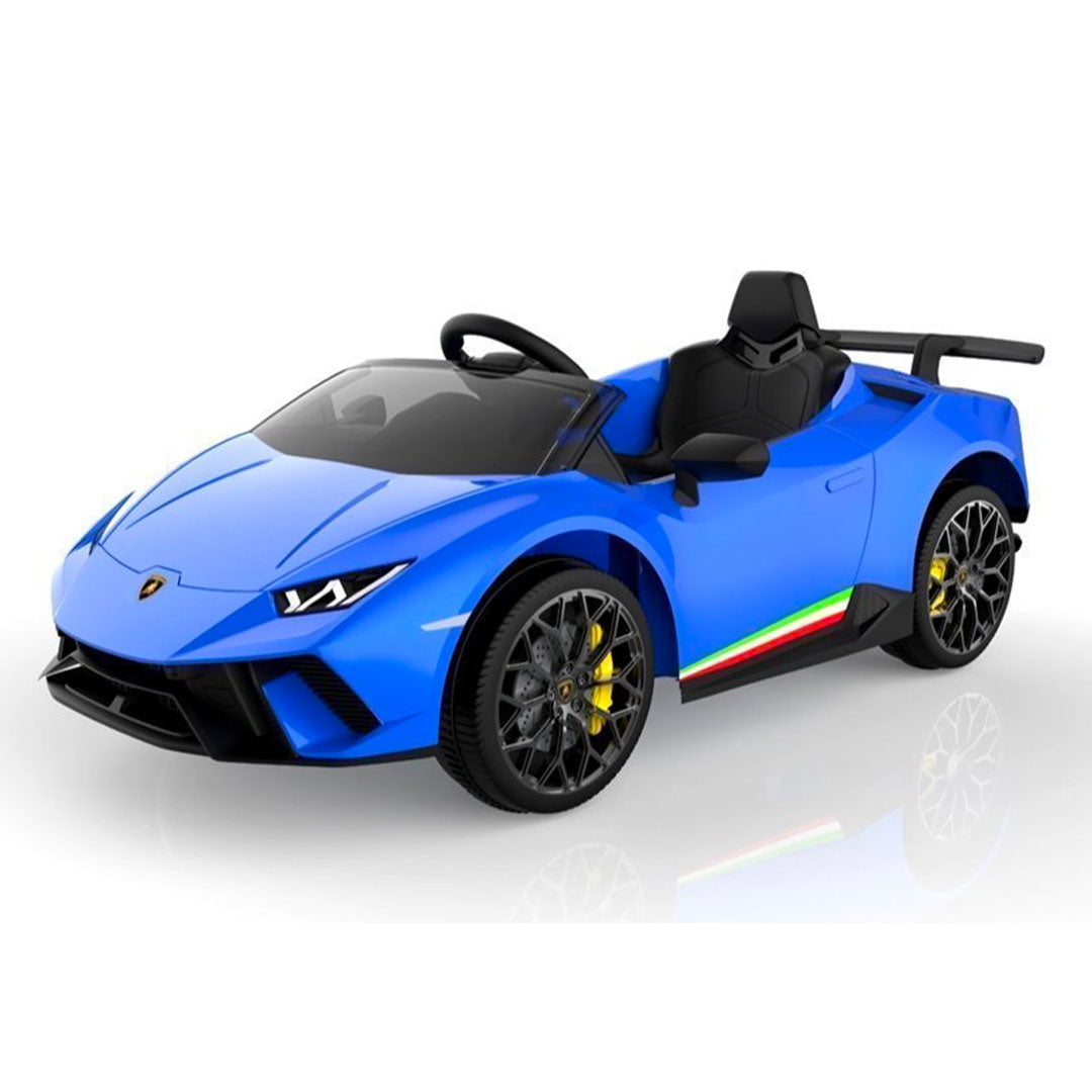 Lamborghini Huracan Macchina Elettrica per Bambini 12v FULL OPTIONAL CON RUOTE IN GOMMA 4 RUOTE MOTRICI NEW 2024