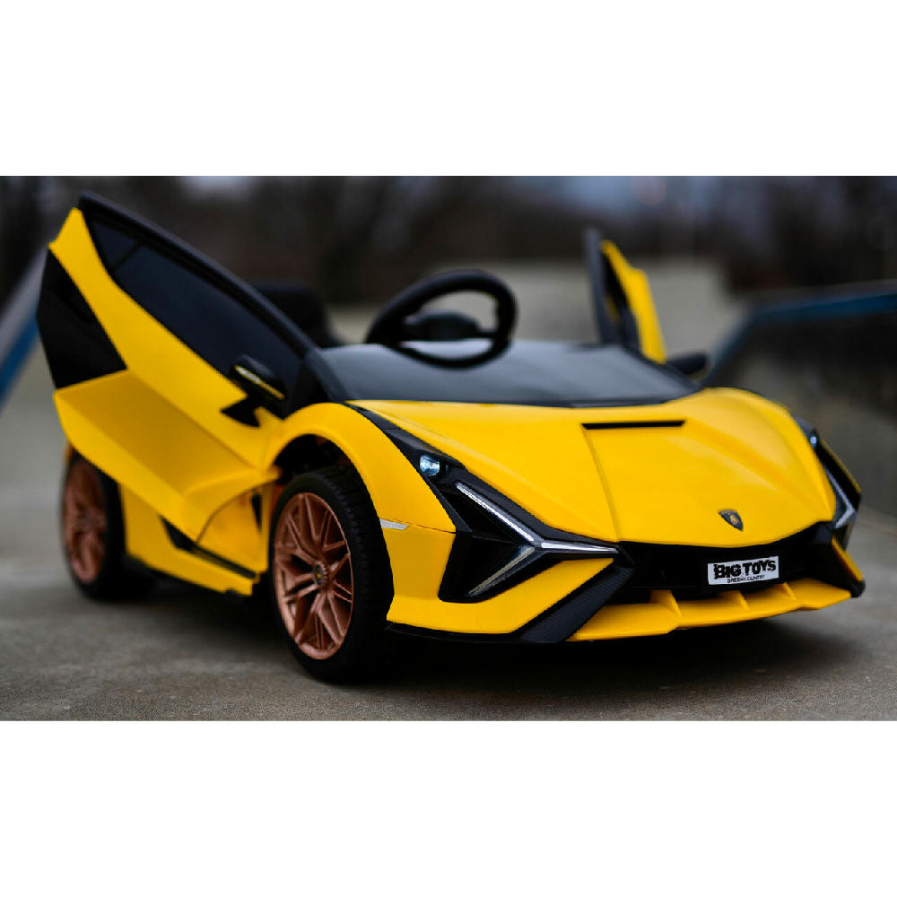 Lamborghini Sian Coche Eléctrico para Niños Producto Oficial con TV Touch