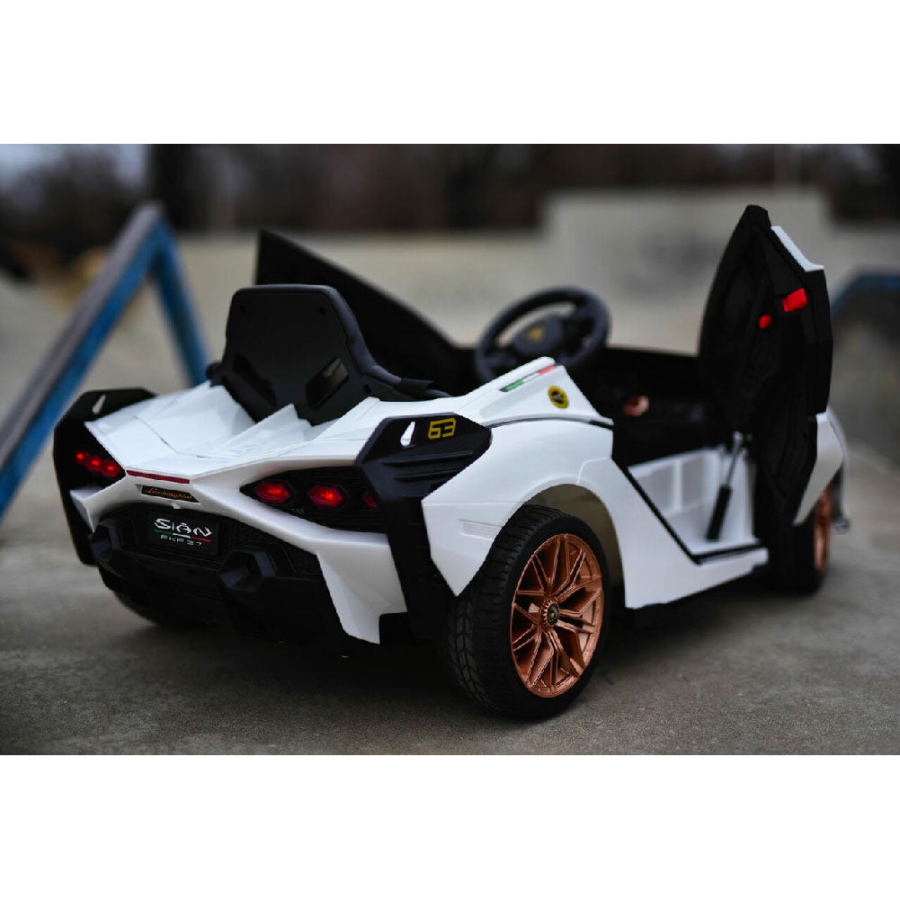 Lamborghini Sian Coche Eléctrico para Niños Producto Oficial con TV Touch