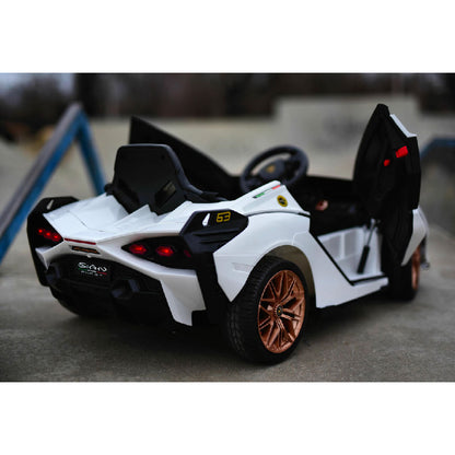 Lamborghini Sian Coche Eléctrico para Niños Producto Oficial con TV Touch