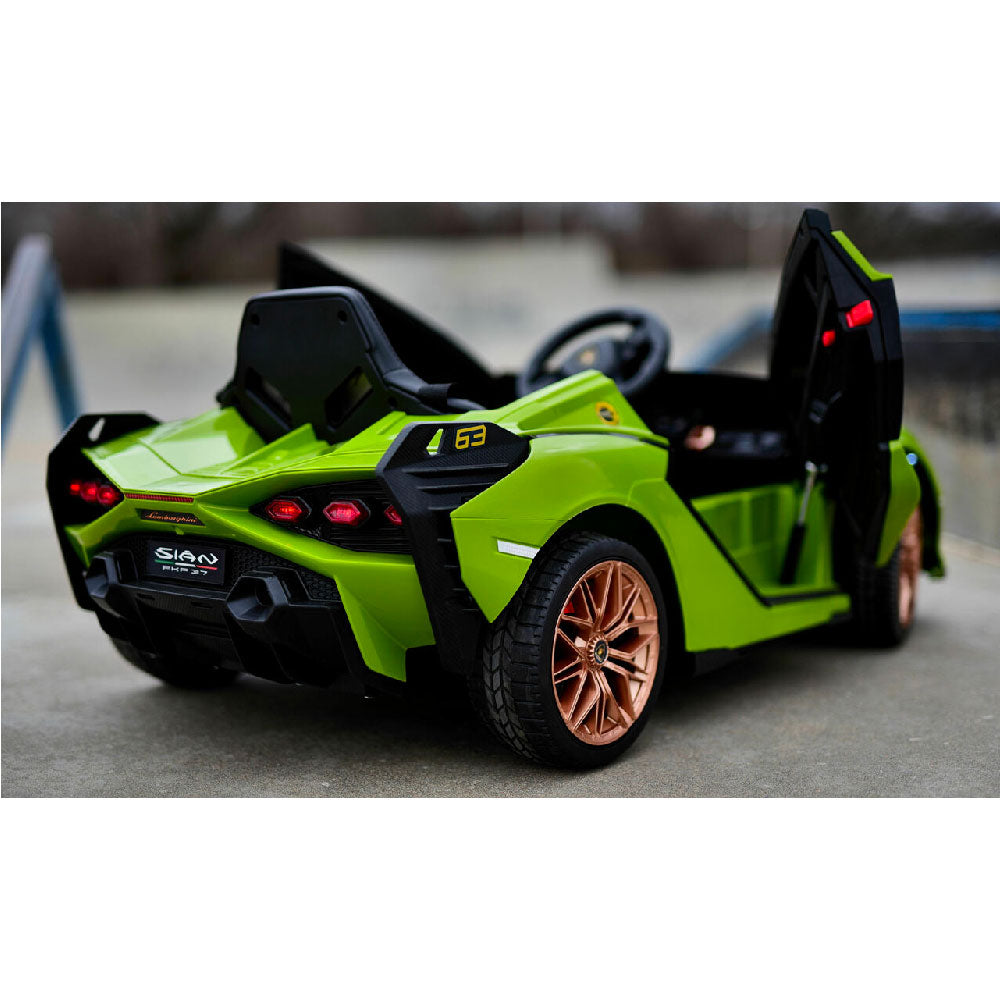 Lamborghini Sian Coche Eléctrico para Niños Producto Oficial con TV Touch