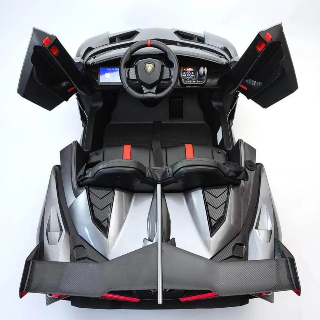 Lamborghini Veneno Macchina Elettrica per Bambini 24v Extralarge Full Optional con TV Touch 2 Posti