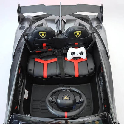 Lamborghini Veneno Macchina Elettrica per Bambini 24v Extralarge Full Optional con TV Touch 2 Posti