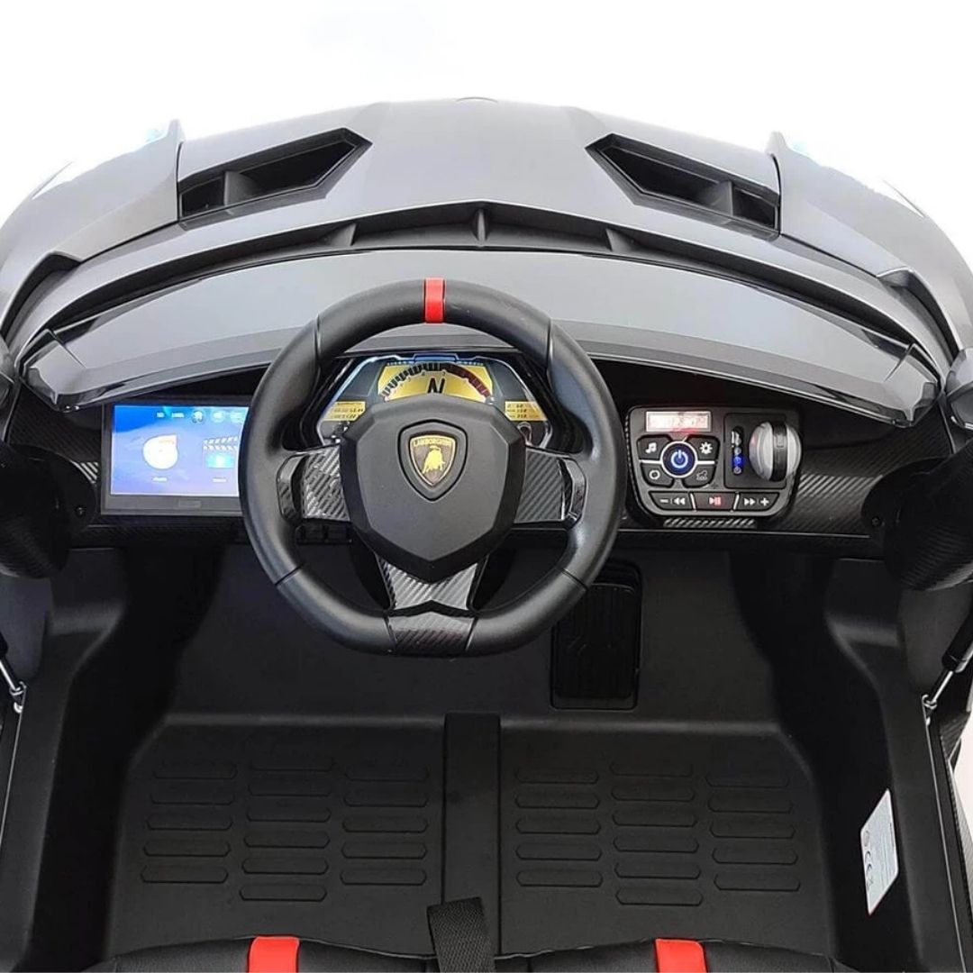 Lamborghini Veneno Macchina Elettrica per Bambini 24v Extralarge Full Optional con TV Touch 2 Posti