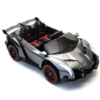 Lamborghini Veneno Macchina Elettrica per Bambini 24v Extralarge Full Optional con TV Touch 2 Posti