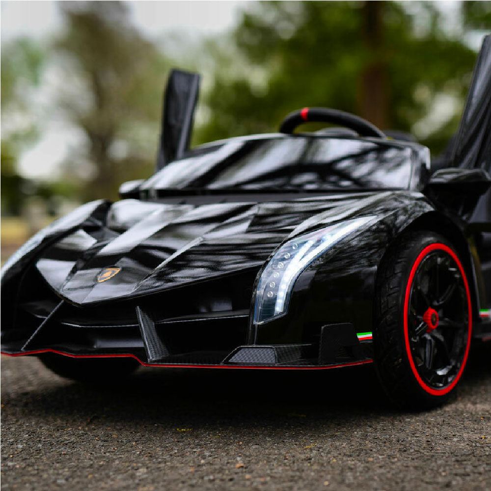 Lamborghini Veneno Macchina Elettrica per Bambini 24v Extralarge Full Optional con TV Touch 2 Posti