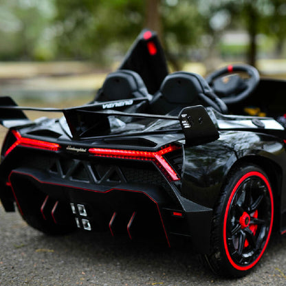 Lamborghini Veneno Macchina Elettrica per Bambini 24v Extralarge Full Optional con TV Touch 2 Posti