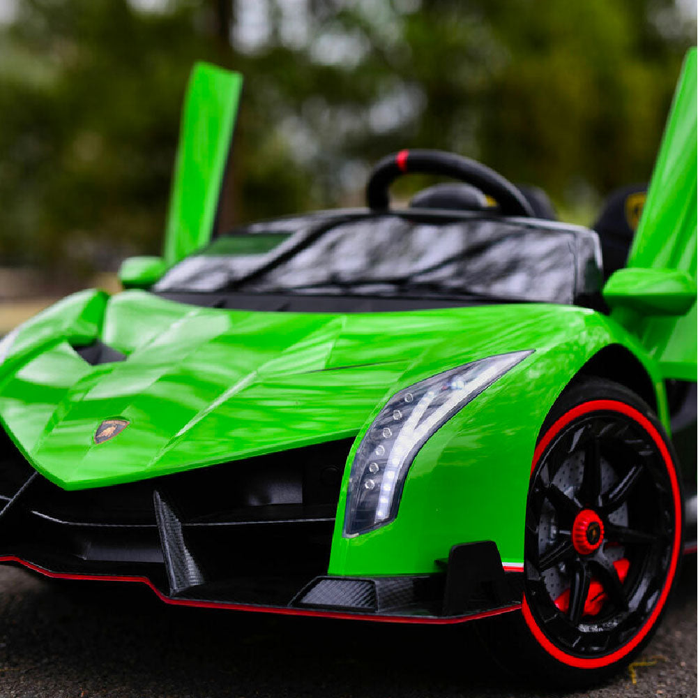 Lamborghini Veneno Macchina Elettrica per Bambini 24v Extralarge Full Optional con TV Touch 2 Posti