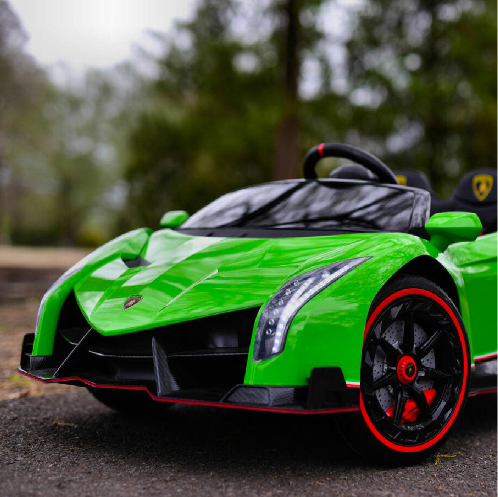 Lamborghini Veneno Macchina Elettrica per Bambini 24v Extralarge Full Optional con TV Touch 2 Posti