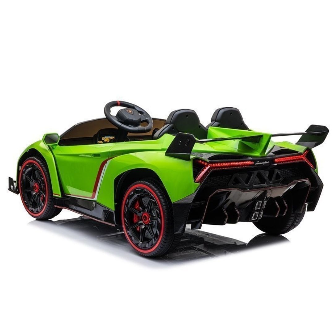 Lamborghini Veneno Macchina Elettrica per Bambini 24v Extralarge Full Optional con TV Touch 2 Posti