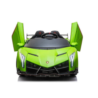 Lamborghini Veneno Macchina Elettrica per Bambini 24v Extralarge Full Optional con TV Touch 2 Posti