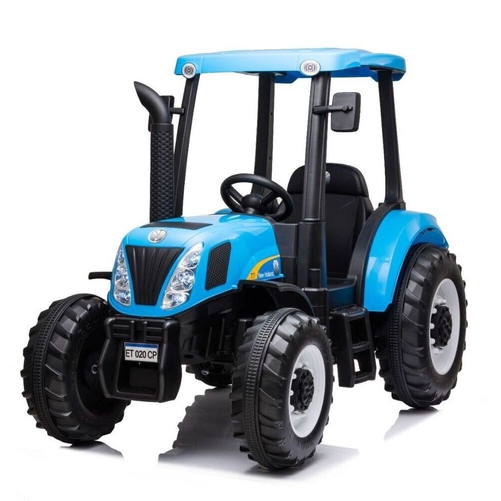 New Holland Big Trattore Elettrico per Bambini 12v Prodotto Ufficiale