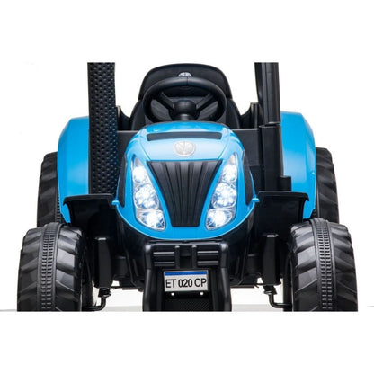 New Holland Big Trattore Elettrico per Bambini 12v Prodotto Ufficiale