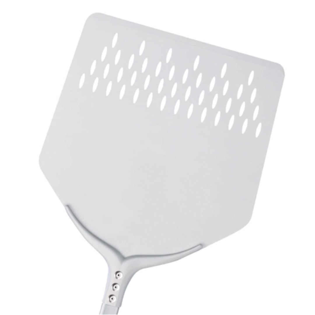 Made in Italy Pizza Shovel for Home Oven Solid and Perforated Aluminum Handle 33x33 CERUTTI