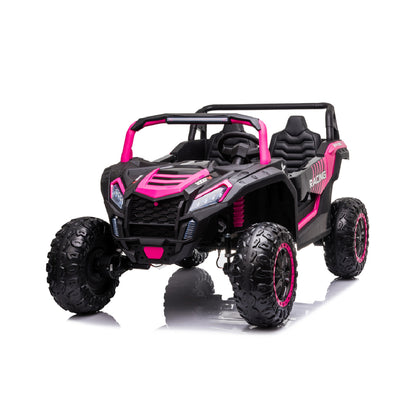 Fuoristrada Predator Macchina Elettrica per Bambini 24v (2 Motori 200W, Ruote Antiscivolo e Sedili in Pelle) Extralarge