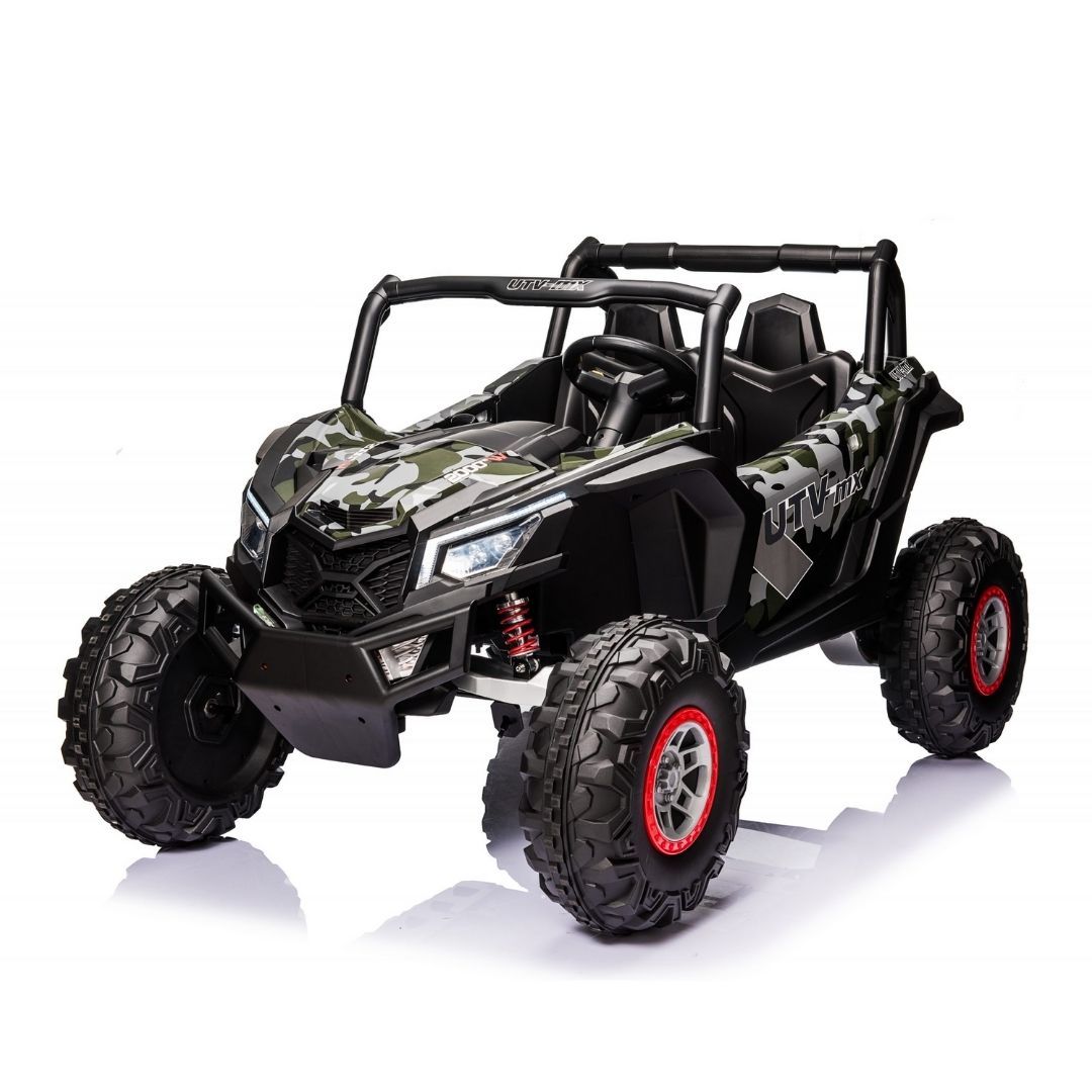 Coche eléctrico Thunder UTV para niños 24v 4x4 Motores potentes opcionales completos de 60W